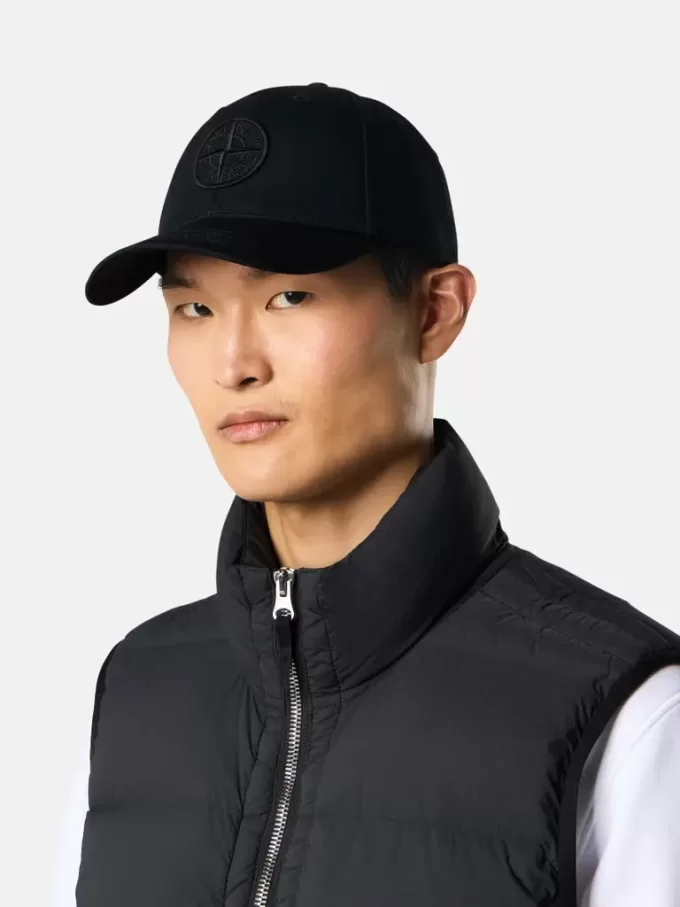 Baseballkappe mit Compass-Stickerei und verstellbarem Riemen