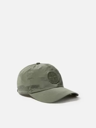 Baseballkappe mit Kordelzug und Compass-Stickerei