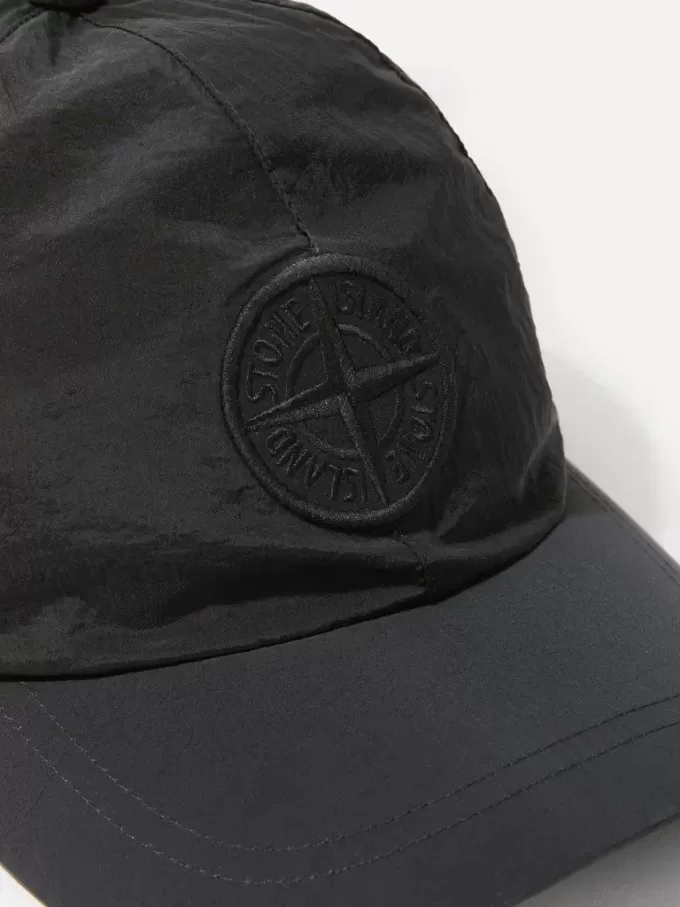 Baseballkappe mit Kordelzug und Compass-Stickerei Baseballkappe mit Kordelzug und Compass-Stickerei