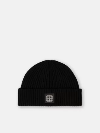 Beanie mit Compass-Logo-Patch Beanie mit Compass-Logo-Patch