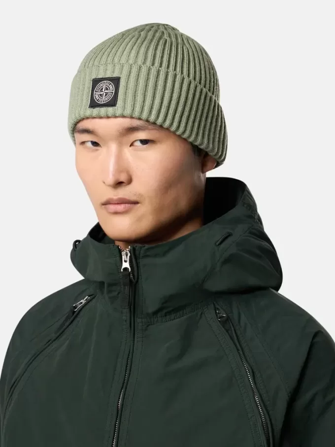 Beanie mit Compass-Logo-Patch Beanie mit Compass-Logo-Patch