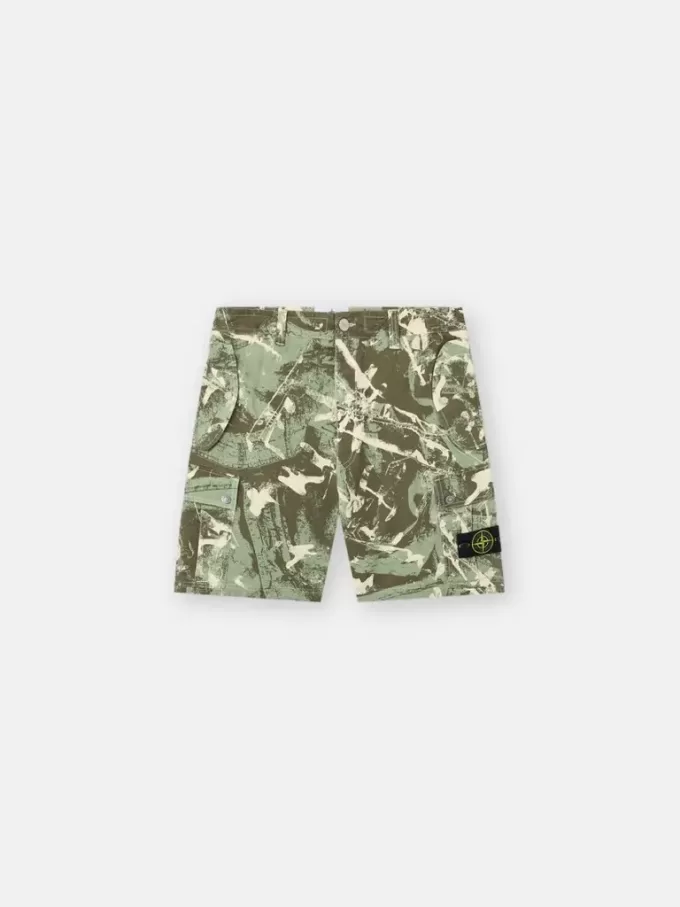 Bequeme Cargo-Bermudashorts mit Camouflage-Print Bequeme Cargo-Bermudashorts mit Camouflage-Print