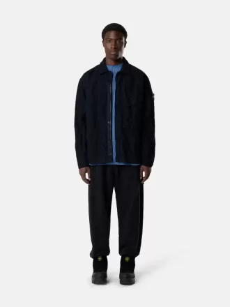 Bequemes Overshirt mit Brusttasche und Zwei-Wege-Reißverschluss Bequemes Overshirt mit Brusttasche und Zwei-Wege-Reißverschluss