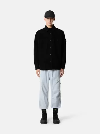 Bequemes Overshirt mit Taschen und Druckknopfverschluss Bequemes Overshirt mit Taschen und Druckknopfverschluss
