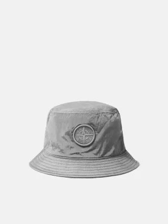 Bucket Hat mit Netzfutter und Compass-Stickerei