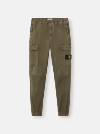 Cargohose mit normaler, konischer Passform und elastischem Bund Cargohose mit normaler, konischer Passform und elastischem Bund