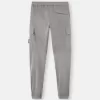Cargohose mit normaler, konischer Passform und elastischem Bund