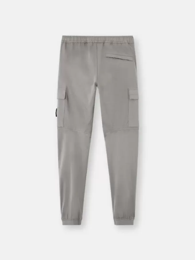 Cargohose mit normaler, konischer Passform und elastischem Bund