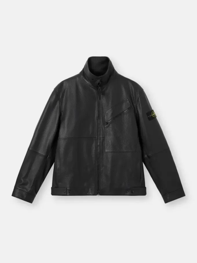 Coach-Jacke mit gepolstertem Futter und Druckknopftaschen Coach-Jacke mit gepolstertem Futter und Druckknopftaschen