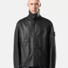 Coach-Jacke mit gepolstertem Futter und Druckknopftaschen Coach-Jacke mit gepolstertem Futter und Druckknopftaschen