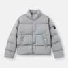 Daunenjacke mit Anti-Drop- und Druckknopftaschen Daunenjacke mit Anti-Drop- und Druckknopftaschen