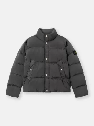 Daunenjacke mit Anti-Drop- und Druckknopftaschen Daunenjacke mit Anti-Drop- und Druckknopftaschen