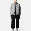 Daunenjacke mit Anti-Drop- und Druckknopftaschen Daunenjacke mit Anti-Drop- und Druckknopftaschen