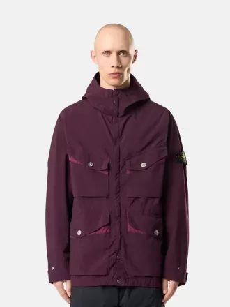 Feldjacke mit Kapuze, Anti-Drop- und Druckknopftaschen Feldjacke mit Kapuze, Anti-Drop- und Druckknopftaschen