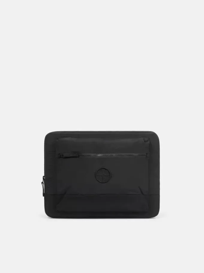 Gepolsterte Laptoptasche mit Taschen und Reißverschluss Gepolsterte Laptoptasche mit Taschen und Reißverschluss