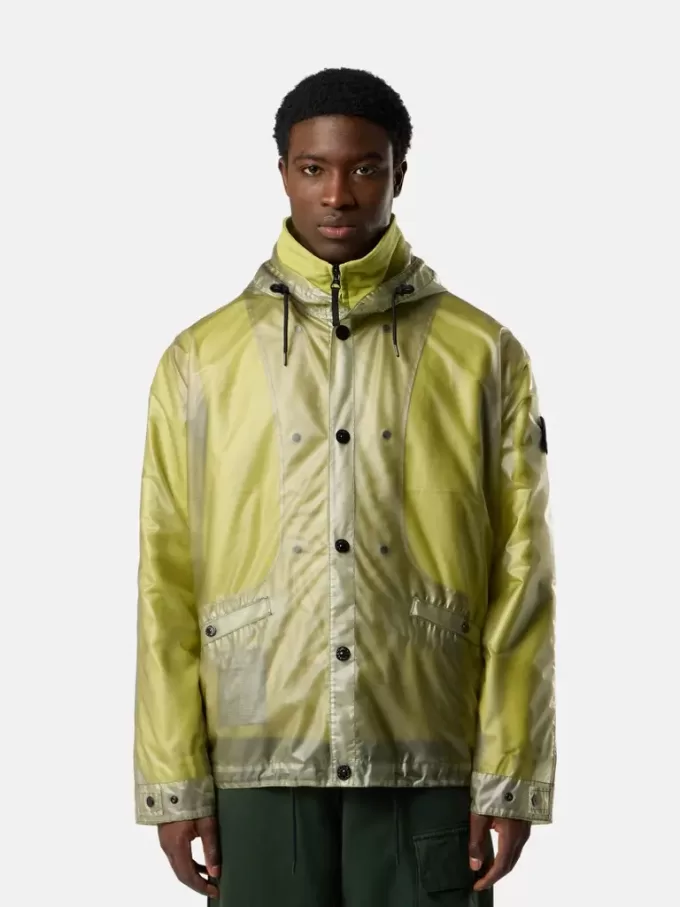 Jacke mit herausnehmbarem Futter und Polyurethan-Außenmaterial Jacke mit herausnehmbarem Futter und Polyurethan-Außenmaterial
