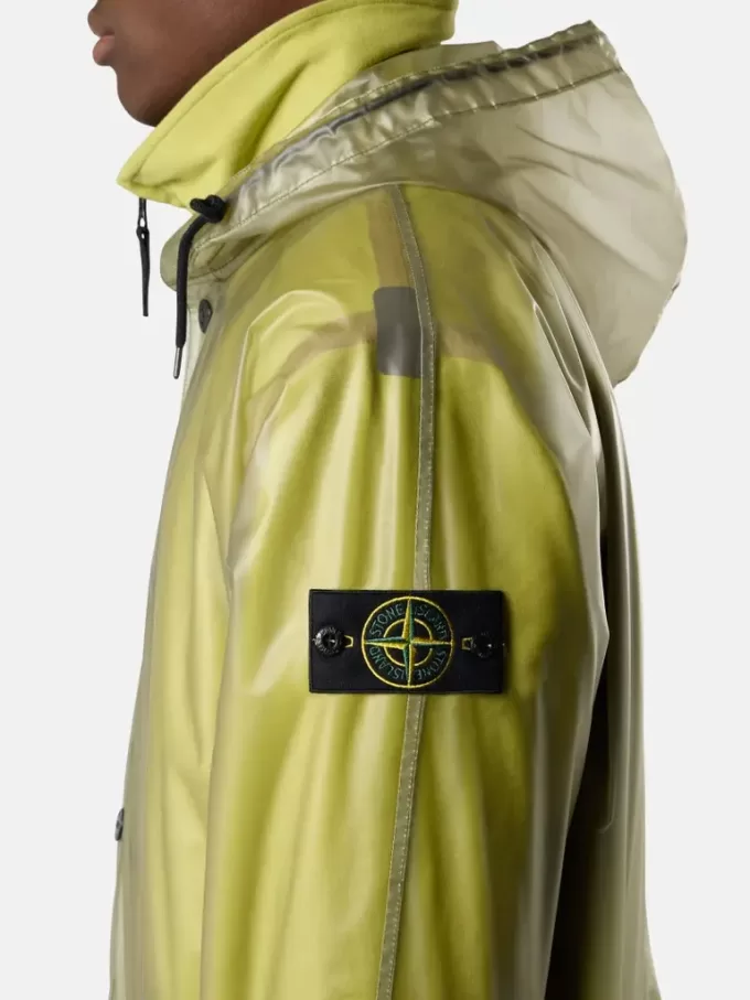 Jacke mit herausnehmbarem Futter und Polyurethan-Außenmaterial Jacke mit herausnehmbarem Futter und Polyurethan-Außenmaterial