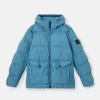 Kapuzen-Daunenjacke mit Windschutz Kapuzen-Daunenjacke mit Windschutz