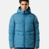 Kapuzen-Daunenjacke mit Windschutz Kapuzen-Daunenjacke mit Windschutz