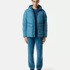 Kapuzen-Daunenjacke mit Windschutz Kapuzen-Daunenjacke mit Windschutz