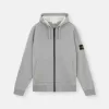 Kapuzen-Sweatshirt mit Kordelzugkapuze und Reißverschluss