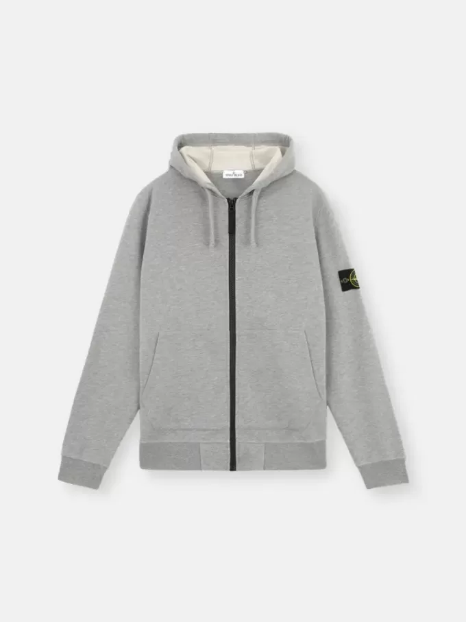 Kapuzen-Sweatshirt mit Kordelzugkapuze und Reißverschluss