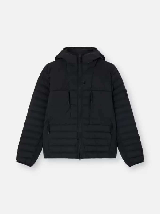 Kapuzenjacke mit nahtlosen Federtunneln und Anti-Drop-Funktion Kapuzenjacke mit nahtlosen Federtunneln und Anti-Drop-Funktion