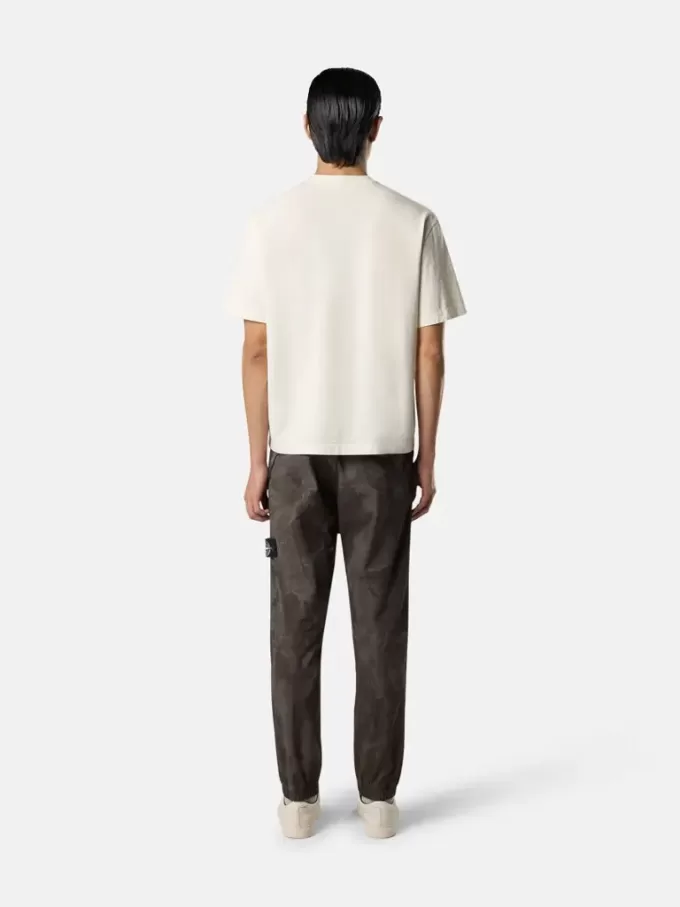 Kurzarm-T-Shirt mit Kompass-Aufnäher Kurzarm-T-Shirt mit Kompass-Aufnäher