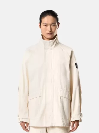 Kurzer Parka mit herausnehmbarem Futter und Ellbogenaufnähern Kurzer Parka mit herausnehmbarem Futter und Ellbogenaufnähern