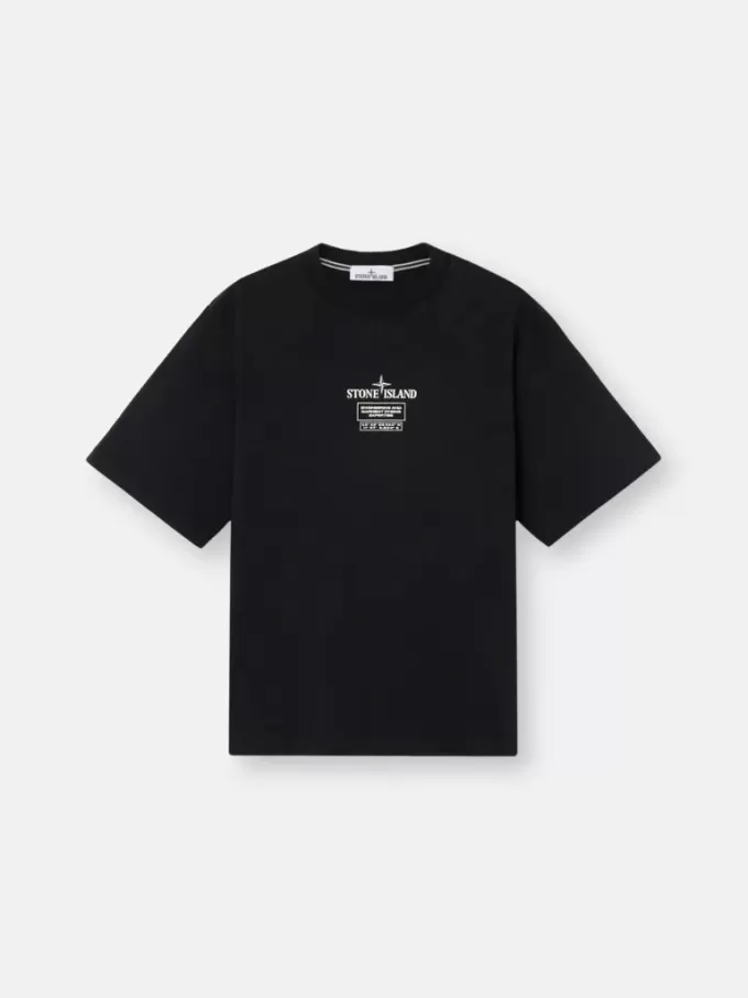 Kurzärmeliges T-Shirt in regulärer Passform mit „02 Industrial Logos”-Print Kurzärmeliges T-Shirt in regulärer Passform mit „02 Industrial Logos”-Print