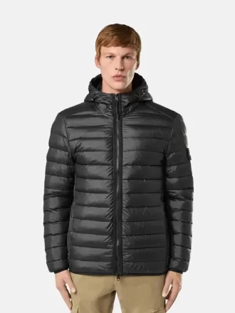 Leichte Daunenjacke mit Kapuze Leichte Daunenjacke mit Kapuze