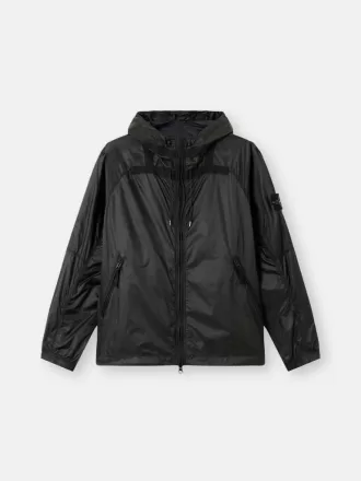 Leichte Kapuzenjacke mit Anti-Drop- und reflektierenden Details Leichte Kapuzenjacke mit Anti-Drop- und reflektierenden Details