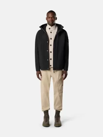 Leichter Parka mit Kapuze und wetterfester Membran