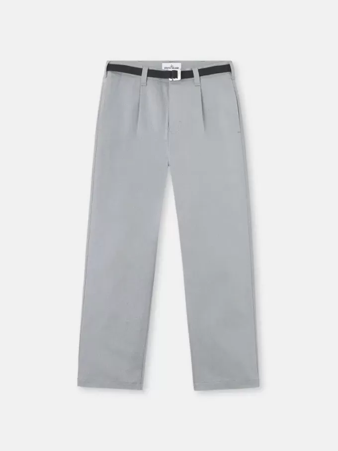 Lockere Chino-Hose mit Nylon-Gürtel
