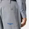 Lockere Chino-Hose mit Nylon-Gürtel