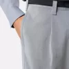 Lockere Chino-Hose mit Nylon-Gürtel