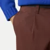 Lockere Chino-Hose mit Nylon-Gürtel