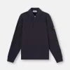 Polo-Sweatshirt in regulärer Passform mit Druckknopfverschluss Polo-Sweatshirt in regulärer Passform mit Druckknopfverschluss