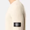 Pullover mit Rundhalsausschnitt, Fischerrippenmuster und Raglanärmeln