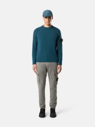 Pullover mit Rundhalsausschnitt, Raglanärmeln und gerippten Bündchen Pullover mit Rundhalsausschnitt, Raglanärmeln und gerippten Bündchen