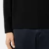 Pullover mit Rundhalsausschnitt, Raglanärmeln und gerippten Bündchen Pullover mit Rundhalsausschnitt, Raglanärmeln und gerippten Bündchen