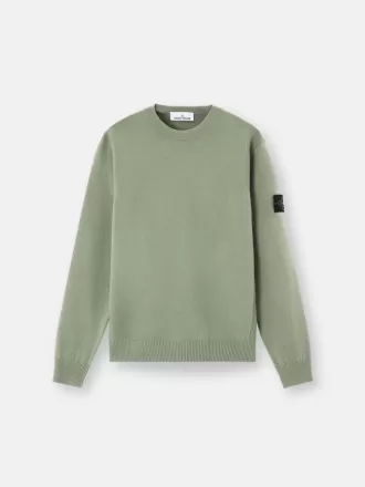 Pullover mit Rundhalsausschnitt und Details in Umkehrmaschen