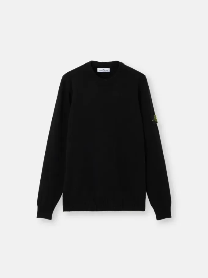 Pullover mit Rundhalsausschnitt und Details in Umkehrmaschen