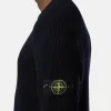 Pullover mit Rundhalsausschnitt und gerippten Bündchen