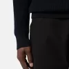 Pullover mit Rundhalsausschnitt und gerippten Bündchen