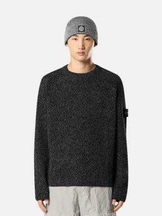 Pullover mit Rundhalsausschnitt und reflektierender Beschichtung