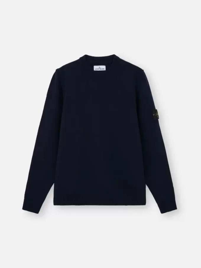 Pullover mit Rundhalsausschnitt und Ziernähten