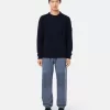 Pullover mit Rundhalsausschnitt und Ziernähten