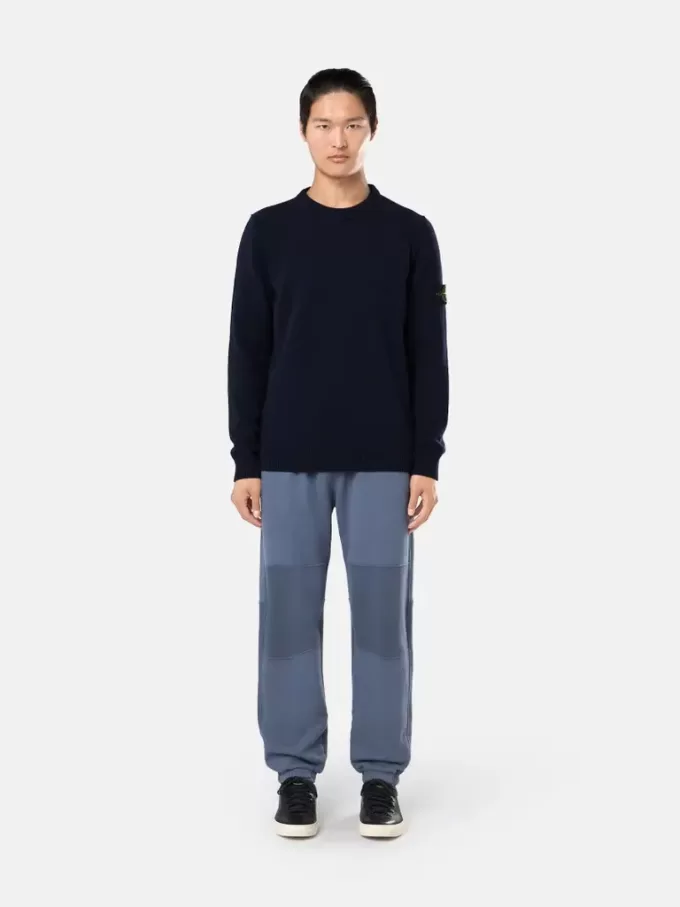Pullover mit Rundhalsausschnitt und Ziernähten