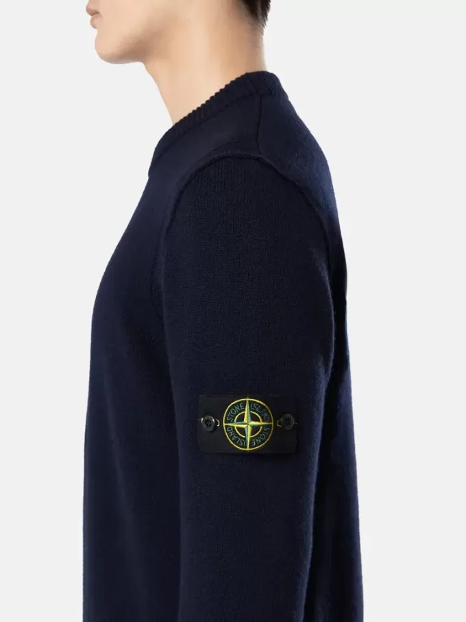 Pullover mit Rundhalsausschnitt und Ziernähten